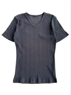 tight rib half sleeve cutsew