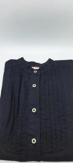 今からすごい200円引き最終即売のみマクレガーの黒い長袖プリーツシャツサイズ9号のサムネイル