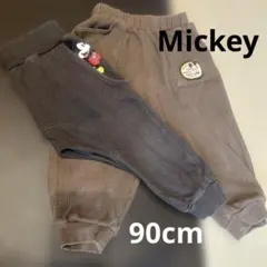 ミッキー　パンツ　ズボン　90cm しまむら　リトシー　ディズニー　子ども