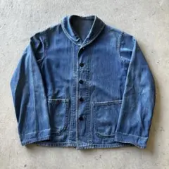 【SPECIAL】40s U.S.NAVY ショールカラー デニムカバーオールのサムネイル