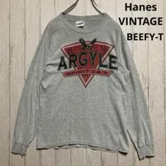 Hanes 古着 BEEFY-T 長袖カットソー ロンTのサムネイル