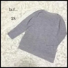 【la.f…】ラエフ テールカットニット SS グレー レディース カジュアル