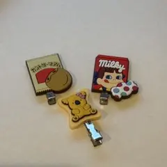 ペコちゃん コアラのマーチ カプセルヘアクリップ 前髪クリップ まとめ売り