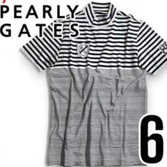 パーリーゲイツ ゴルフ モックネック 半袖 カットソー インナー Tシャツ 6