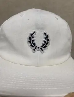 ステューシー × フレッドペリーホワイトキャップ