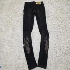 VIVIENNE WESTWOOD×LEE スキニーデニム ブラック スタッズ