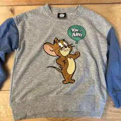 Tom and Jerry トレーナー グレー 120cm ライトオンのサムネイル