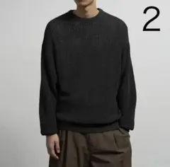 【新品】グラフペーパー Wool Nylon Crew Neck Knitのサムネイル