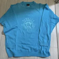 VERSACE JEANS COUTURE 水色ニット・セーターのサムネイル
