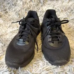 NIKE Revolution 6黒ナイキランニングシューズ24.5cm