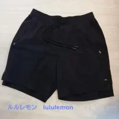 Lululemon ショートパンツ ブラック　日本Lサイズ相当 ウエストゴムのサムネイル