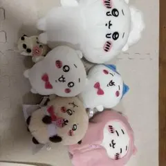 ちいかわ ぬいぐるみ 5点セット まとめ売り - メルカリ