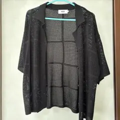 AZUL by MOUSSY ブラックカーディガン F