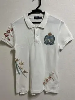 【希少デザイン】POLO LALPHLAUREN フローラル柄ポロシャツ