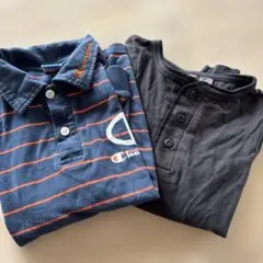 140cm長袖カットソー　2枚セット