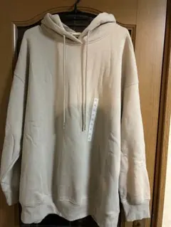 GU ベージュ フード付きパーカー XL