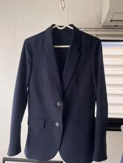 ユニクロ　感動ジャケット S 黒、ネイビー2着セット