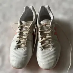 Asics サッカーシューズ ホワイト/オレンジ
