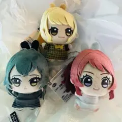 GiGO限定 学園アイドルマスターちびぐるみ　花海 咲季　月村 手毬　藤田ことね