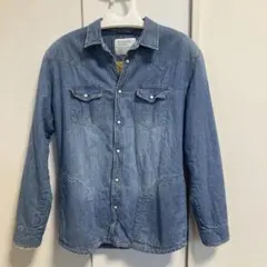 美品BAYFLOWデニム裏ボアシャツジャケット