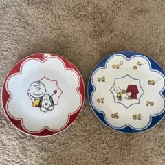 スヌーピー SNOOPYキャラクター皿2枚セット