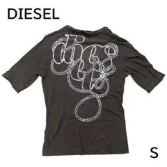 【DIESEL】ディーゼル Tシャツ 5分袖 レディース Vネック Sサイズのサムネイル