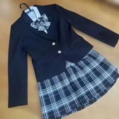 160女子キッズフォーマル5点セット卒服式服Sirmioneリボン
