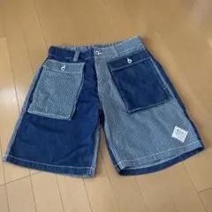 KRIFF MAYER ストライプデニムショートパンツ