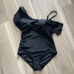 SHEIN アシンメトリ水着　ブラック　Mサイズ