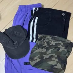 スポーツカジュアルボトムス 4点まとめ売り スポカジ 韓国 海外 スカート