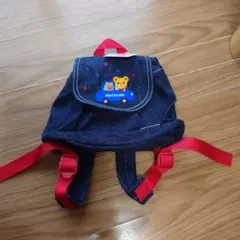 【新品未使用・タグ付き】ミキハウス ベビーデニムリュック