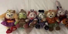 香港ディズニーランド　ダッフィーアンドフレンズ　ぬいぐるみセット　Disney