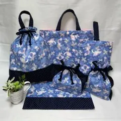 入園入学6点セット☆ユニコーン柄 ハンドメイド