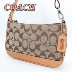 coach アクセサリーポーチ シグネチャー ワンハンドル ミニ 22-6094