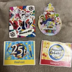 USJ 25周年 スーパーニンテンドーワールド ステッカー 4枚セットのサムネイル