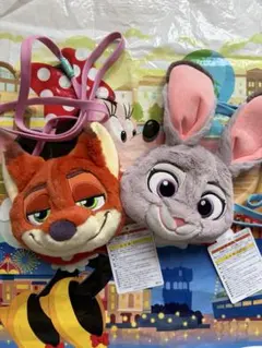 ズートピア　ショルダーバッグ 2個セット ニック＆ジュディ