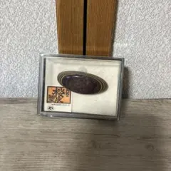 【伝統工芸】角館 樺細工 ブローチ 桜皮細工 天然木 秋田 伝統工芸品 レトロ