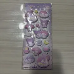 （正規品）Kuromi マイメロ　クロミ マシュマロステッカー
