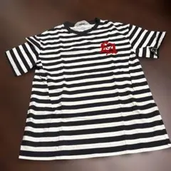 H&M ストライプ Tシャツ US 12/14