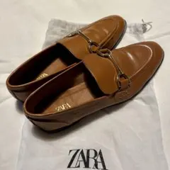 【美品】 ZARA ローファー ブラウン 茶色 36 23cm