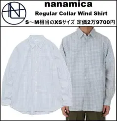 美品 nanamica SUGS301 半袖シャツ M サックス - メルカリ