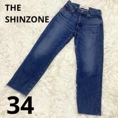 シンゾーン　　ボタンフライ　カットオフ　デニム　34のサムネイル