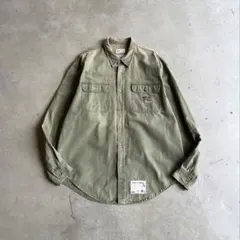 80s-90s Vintage chevignon ダック地 ハンティングシャツ