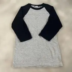PRO CLUB 七分袖カットソー S グレー/ブラックのサムネイル