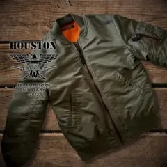『雰囲気◎』HOUSTON(ヒューストン)MA-1 フライトジャケット50316のサムネイル