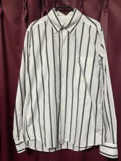 ストライプ 長袖シャツ