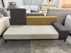 関家具 クラッシュゲート PLUTO グリーン コーデュロイ ソファ 6/21迄