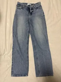 AZUL by moussy ライトブルーストレートデニム XS