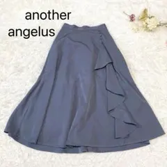 s3080【アンアナザーアンジェラス】ロング フレア スカート ファスナー