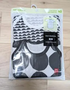 【日本未発売・新品】マリメッコ　 ユニクロ ボディスーツ 半袖 肌着 ロンパース